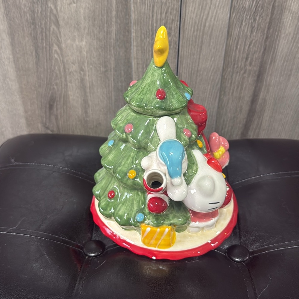 Blue Sky Clayworks Hello Kitty & Friends Christmas Tree Holiday Teapot - Picture 8 of 12